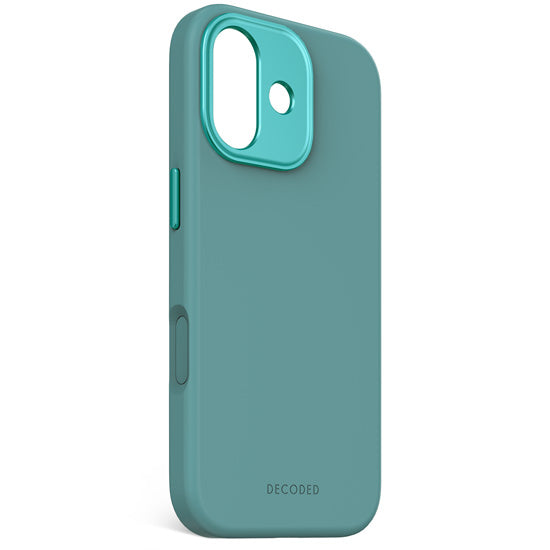 Coque MagSafe Silicone Antimicrobienne iPhone 17 Retro Blue