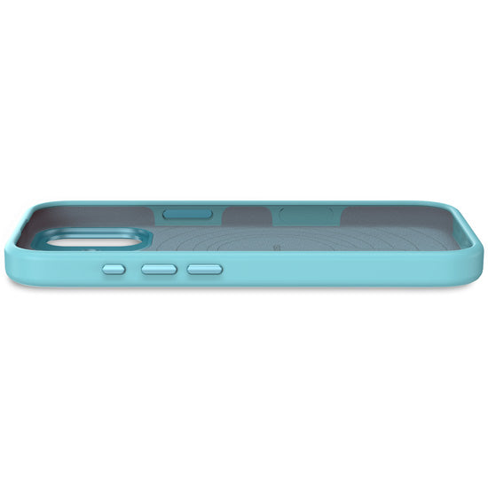 Coque MagSafe Silicone Antimicrobienne iPhone 17 Retro Blue