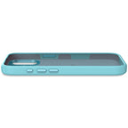 Coque MagSafe Silicone Antimicrobienne iPhone 17 Retro Blue