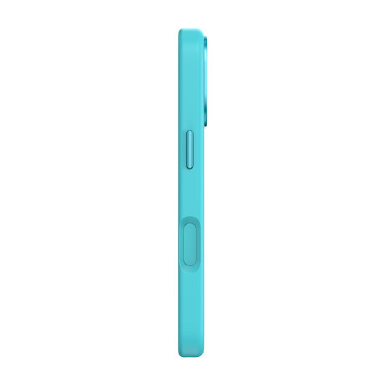 Coque MagSafe Silicone Antimicrobienne iPhone 17 Retro Blue
