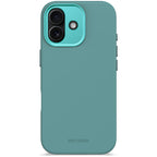 Coque MagSafe Silicone Antimicrobienne iPhone 17 Retro Blue