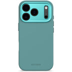 Coque MagSafe Silicone Antimicrobienne iPhone 17 Pro Retro Blue
