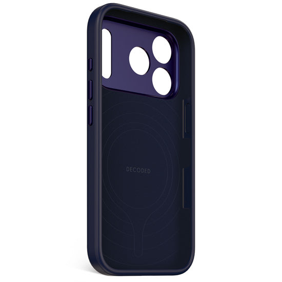 Coque MagSafe Silicone Antimicrobienne iPhone 17 Pro True Navy