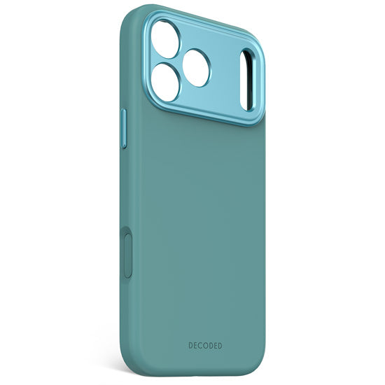 Coque MagSafe Silicone Antimicrobienne iPhone 17 Pro Max Retro Blue