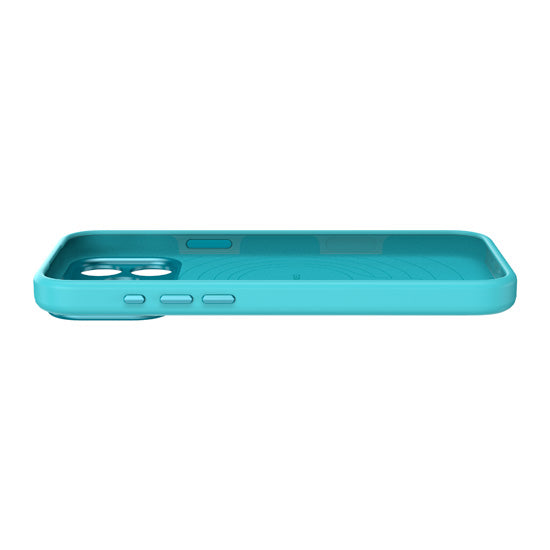 Coque MagSafe Silicone Antimicrobienne iPhone 17 Pro Max Retro Blue
