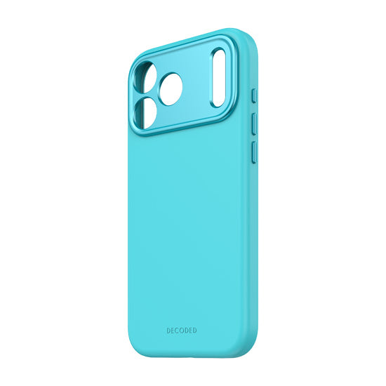 Coque MagSafe Silicone Antimicrobienne iPhone 17 Pro Max Retro Blue