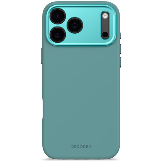 Coque MagSafe Silicone Antimicrobienne iPhone 17 Pro Max Retro Blue