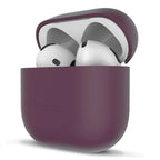 Coque en silicone pour AirPods 4 & 5 Plum