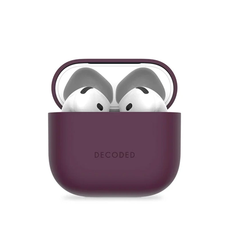 Coque en silicone pour AirPods 4 & 5 Plum
