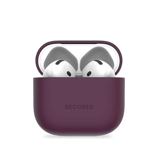 Coque en silicone pour AirPods 4 & 5 Plum