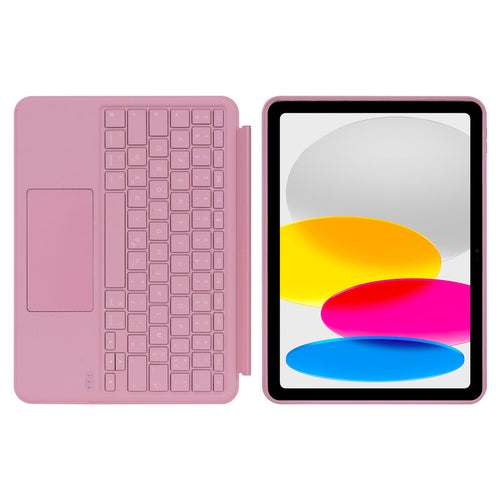 Folio Clavier Bluetooth iPad 11 (A16) & 10.9 (10th gen) AZERTY Rosette