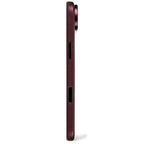 Coque en cuir iPhone Air Dark Ruby