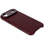 Coque en cuir iPhone Air Dark Ruby