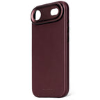 Coque en cuir iPhone Air Dark Ruby