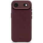 Coque en cuir iPhone Air Dark Ruby