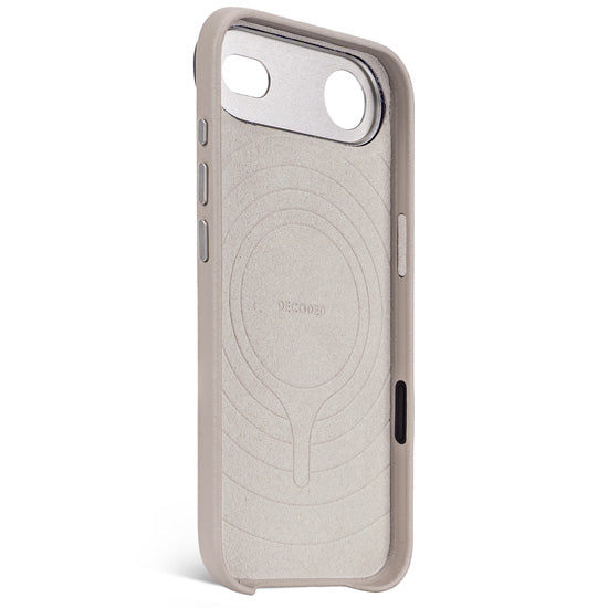 Coque en cuir iPhone Air Solid Clay