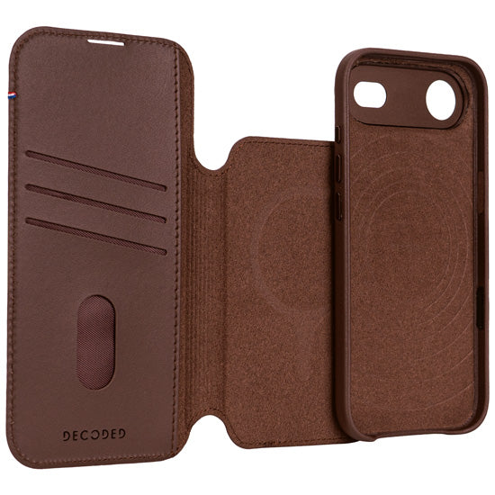 Folio detachable MagSafe iPhone Air Chocolate Brown