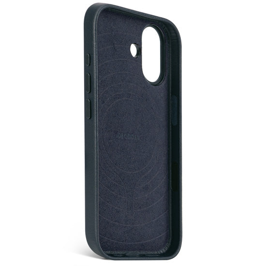 Coque en cuir iPhone 17 Navy shadow