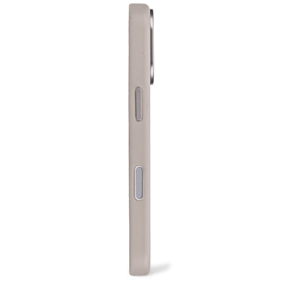 Coque en cuir iPhone 17 Solid clay