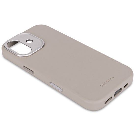 Coque en cuir iPhone 17 Solid clay