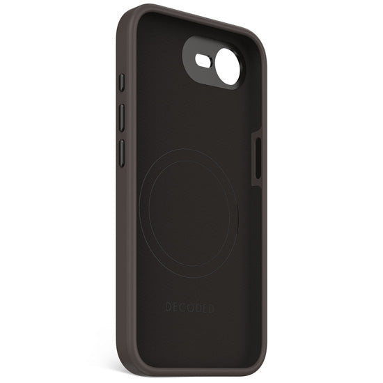 Coque en silicone pour iPhone 17e/16e Charcoa
