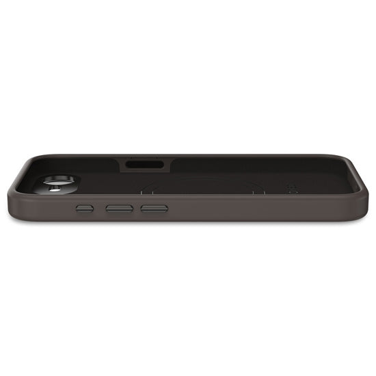 Coque en silicone pour iPhone 17e/16e Charcoa