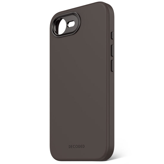Coque en silicone pour iPhone 17e/16e Charcoa