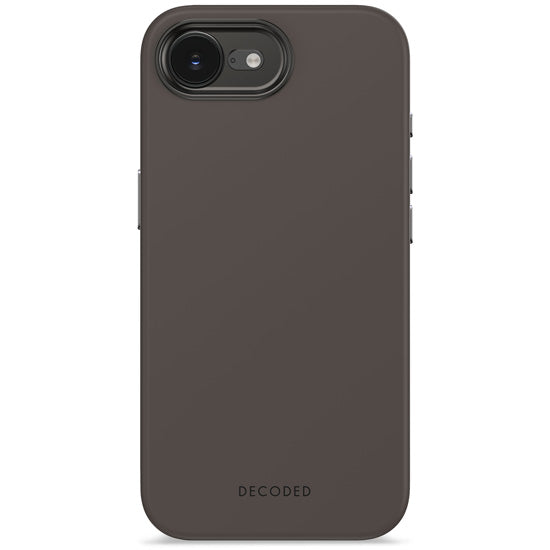 Coque en silicone pour iPhone 17e/16e Charcoa