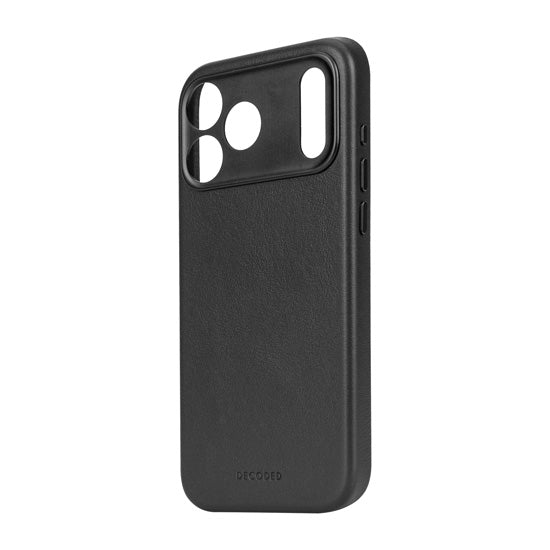 Coque en cuir iPhone 17 Pro Noir