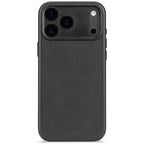 Coque en cuir iPhone 17 Pro Noir