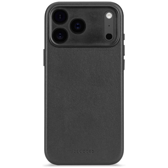 Coque en cuir iPhone 17 Pro Noir