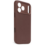 Coque en cuir iPhone 17 Pro Chocolate brown