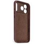 Coque en cuir iPhone 17 Pro Chocolate brown