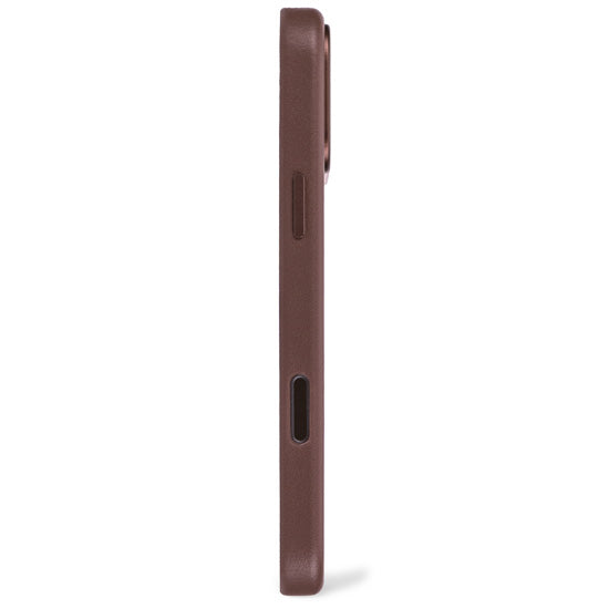 Coque en cuir iPhone 17 Pro Chocolate brown