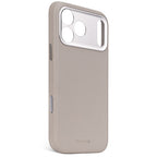 Coque en cuir iPhone 17 Pro Solid clay
