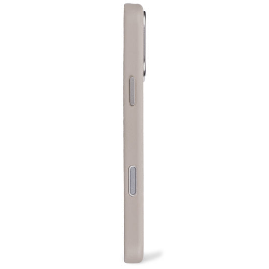 Coque en cuir iPhone 17 Pro Solid clay