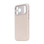 Coque en cuir iPhone 17 Pro Solid clay