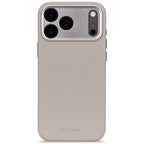 Coque en cuir iPhone 17 Pro Solid clay