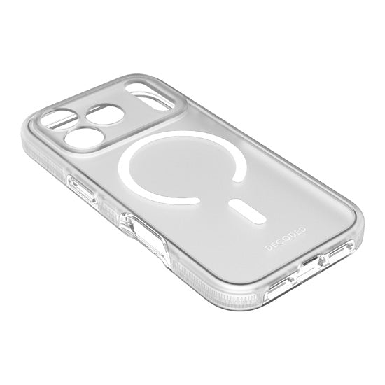 Coque transparente DropTec™ iPhone 17 Pro Frosted White
