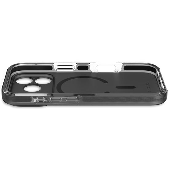 Coque transparente DropTec™ iPhone 17 Pro Frosted Black