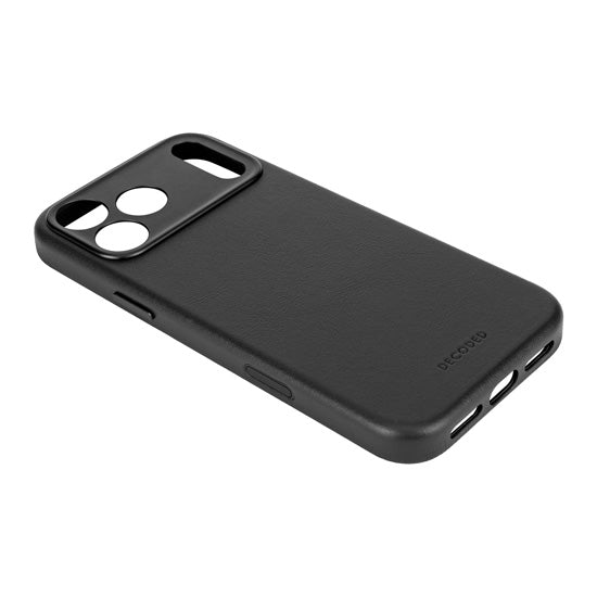 Coque en cuir iPhone 17 Pro Max Noir