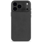 Coque en cuir iPhone 17 Pro Max Noir