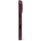 Coque en cuir iPhone 17 Pro Max Dark Ruby