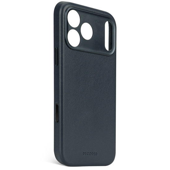 Coque en cuir iPhone 17 Pro Max Navy shadow