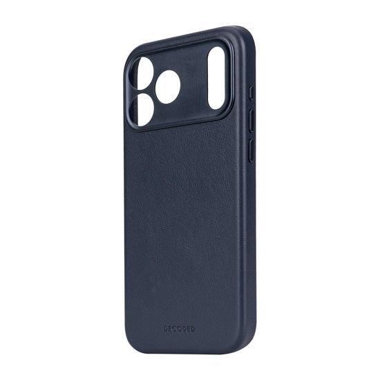 Coque en cuir iPhone 17 Pro Max Navy shadow