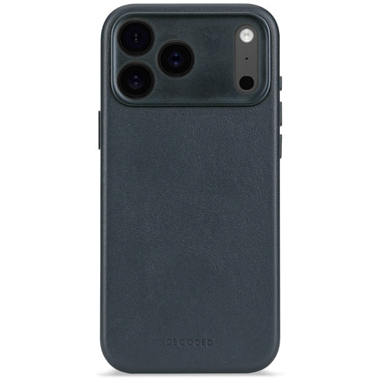 Coque en cuir iPhone 17 Pro Max Navy shadow