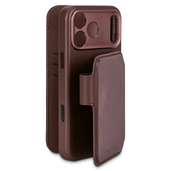 Folio detachable MagSafe iPhone 17 Pro Max Chocolate Brown