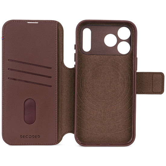 Folio detachable MagSafe iPhone 17 Pro Max Chocolate Brown