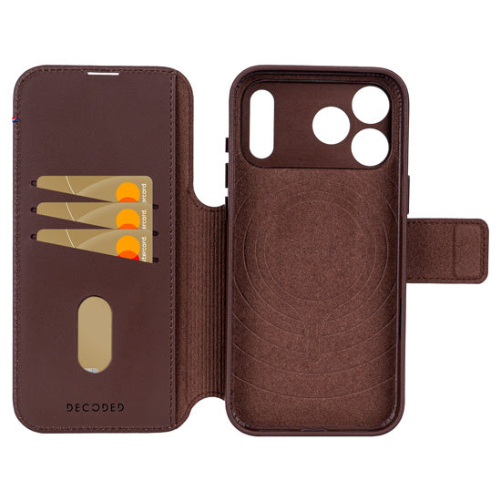 Folio detachable MagSafe iPhone 17 Pro Max Chocolate Brown