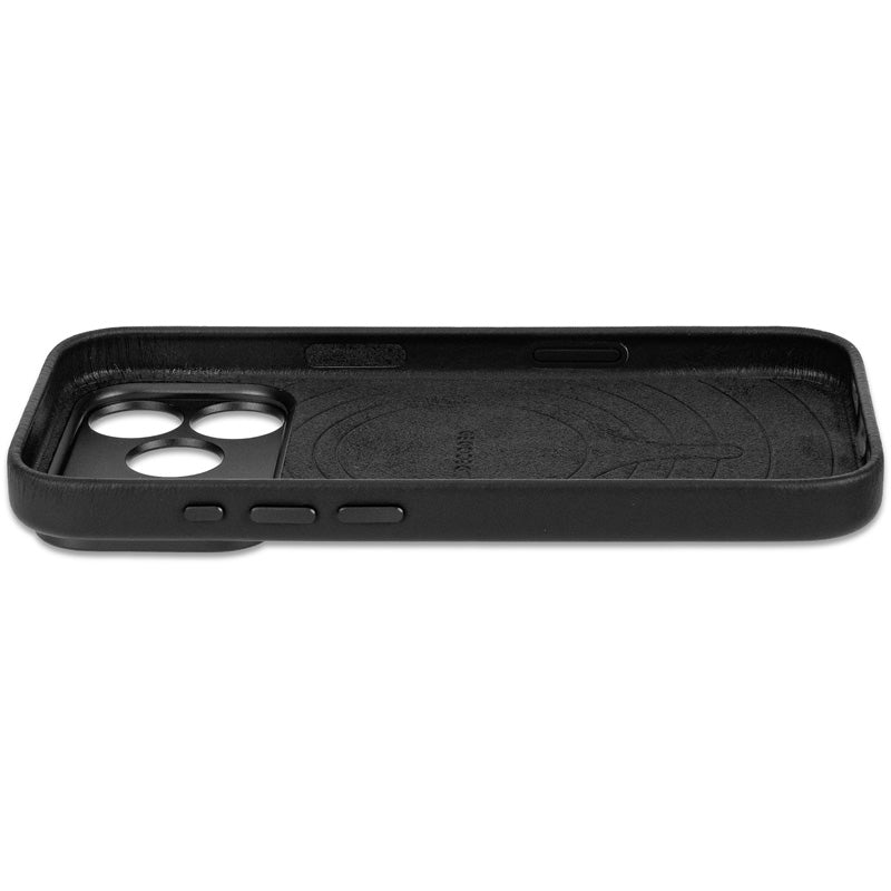 Coque en cuir MagSafe iPhone 18 Pro / 17 Pro Noir